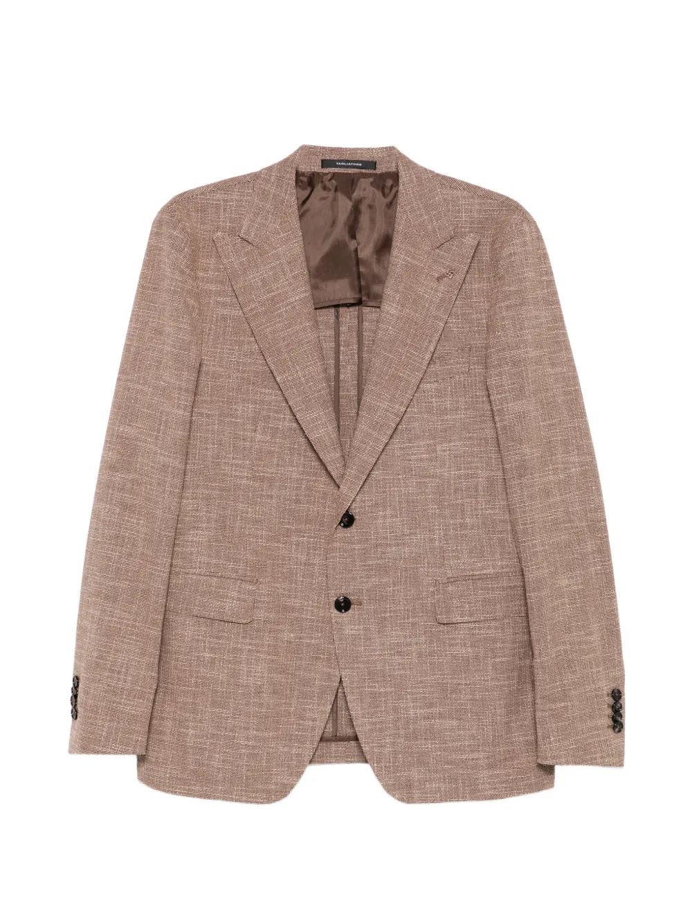 Tagliatore peak-lapel blazer - Braun