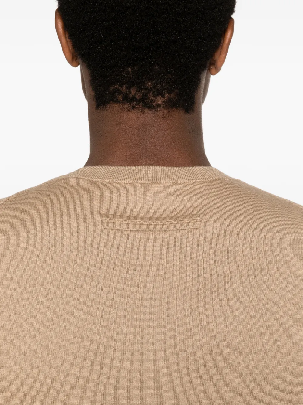 Zegna Fijngebreid T-shirt Beige