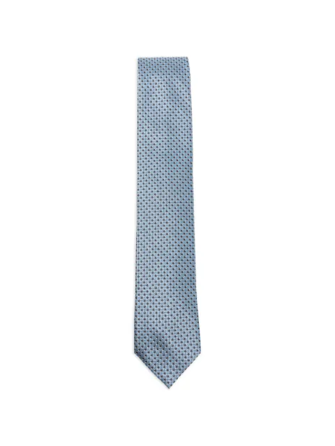 Zegna geometric-pattern tie