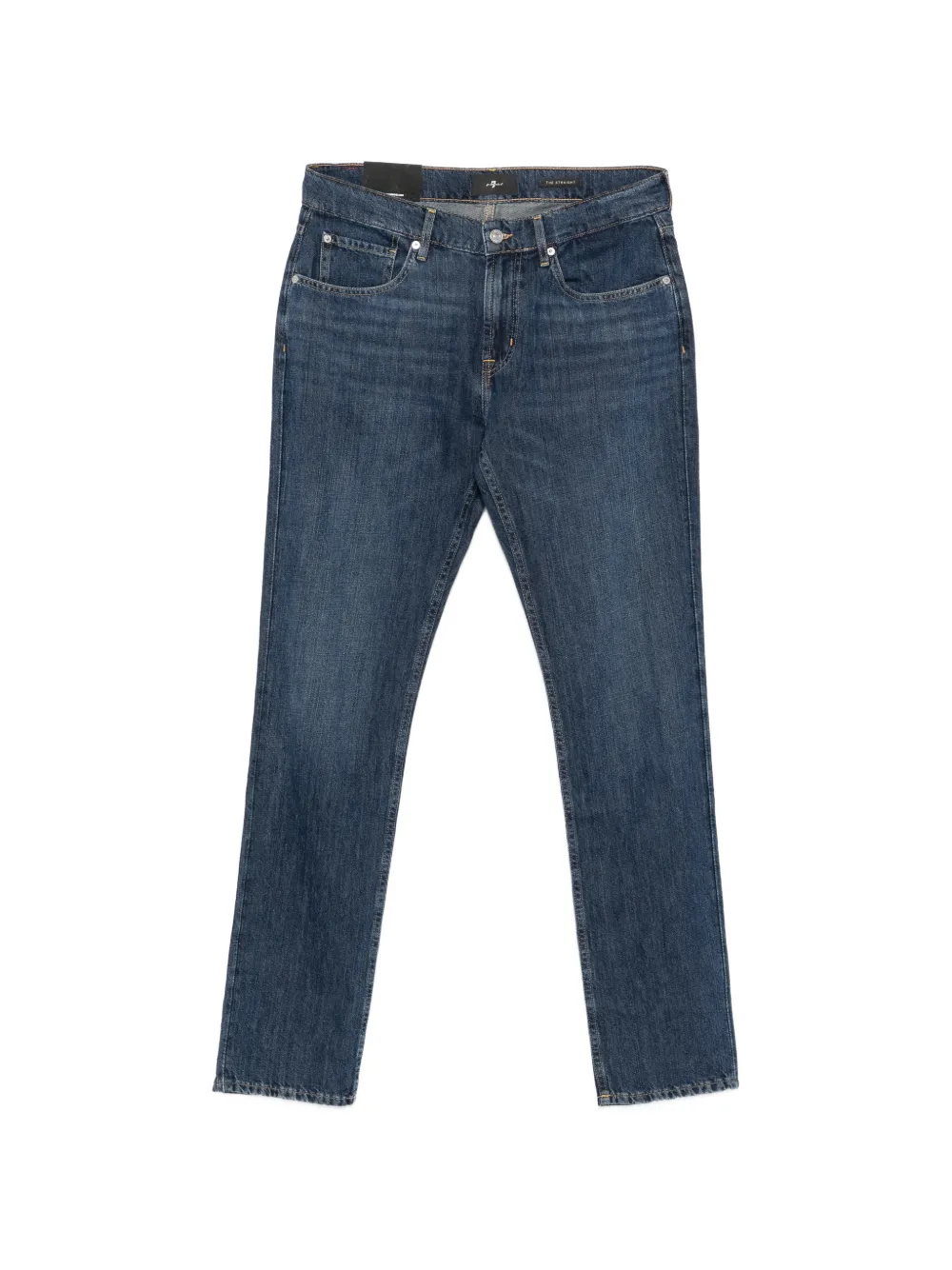 7 For All Mankind button-fastening straight-leg jeans - Blu