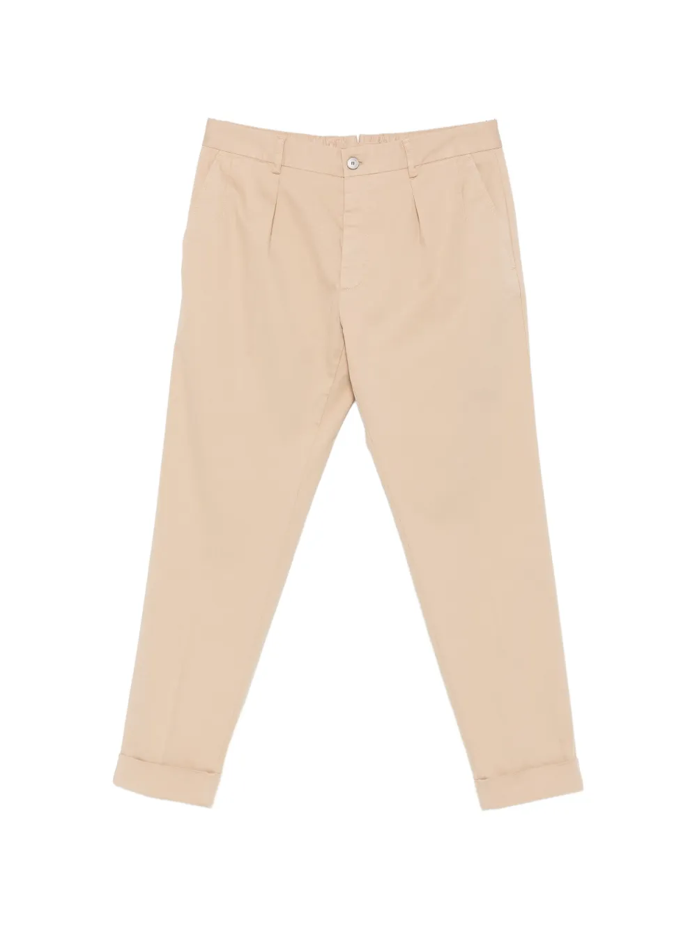 Incotex pleated turn-up trousers - Toni neutri