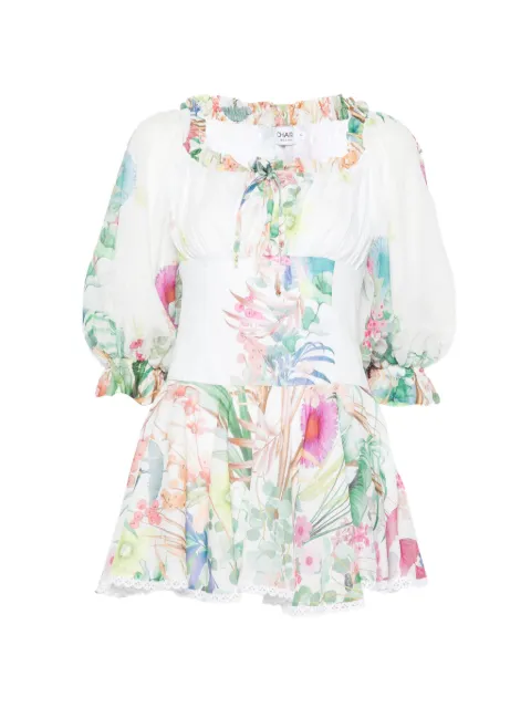 Charo Ruiz Ibiza vestido corto con estampado floral