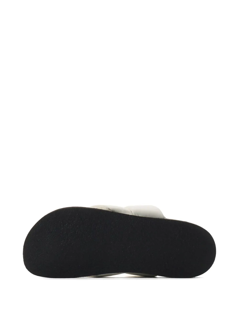 Yohji Yamamoto padded strap sandals Wit