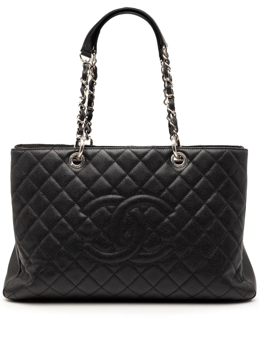 CHANEL Pre-Owned 2011 Caviar Grand Shopping XL tote bag - Nero