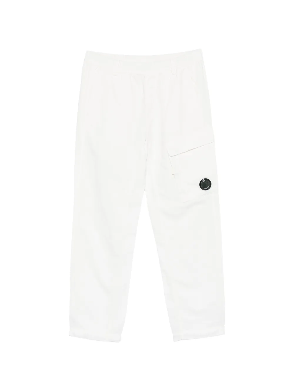 C.P. Company Lens-detail cargo pants - Bianco