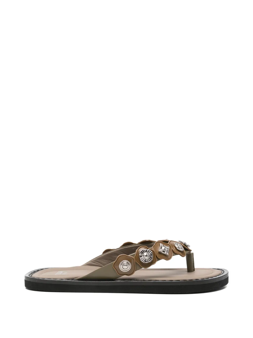 Toga Pulla embellished leather sandals - Verde