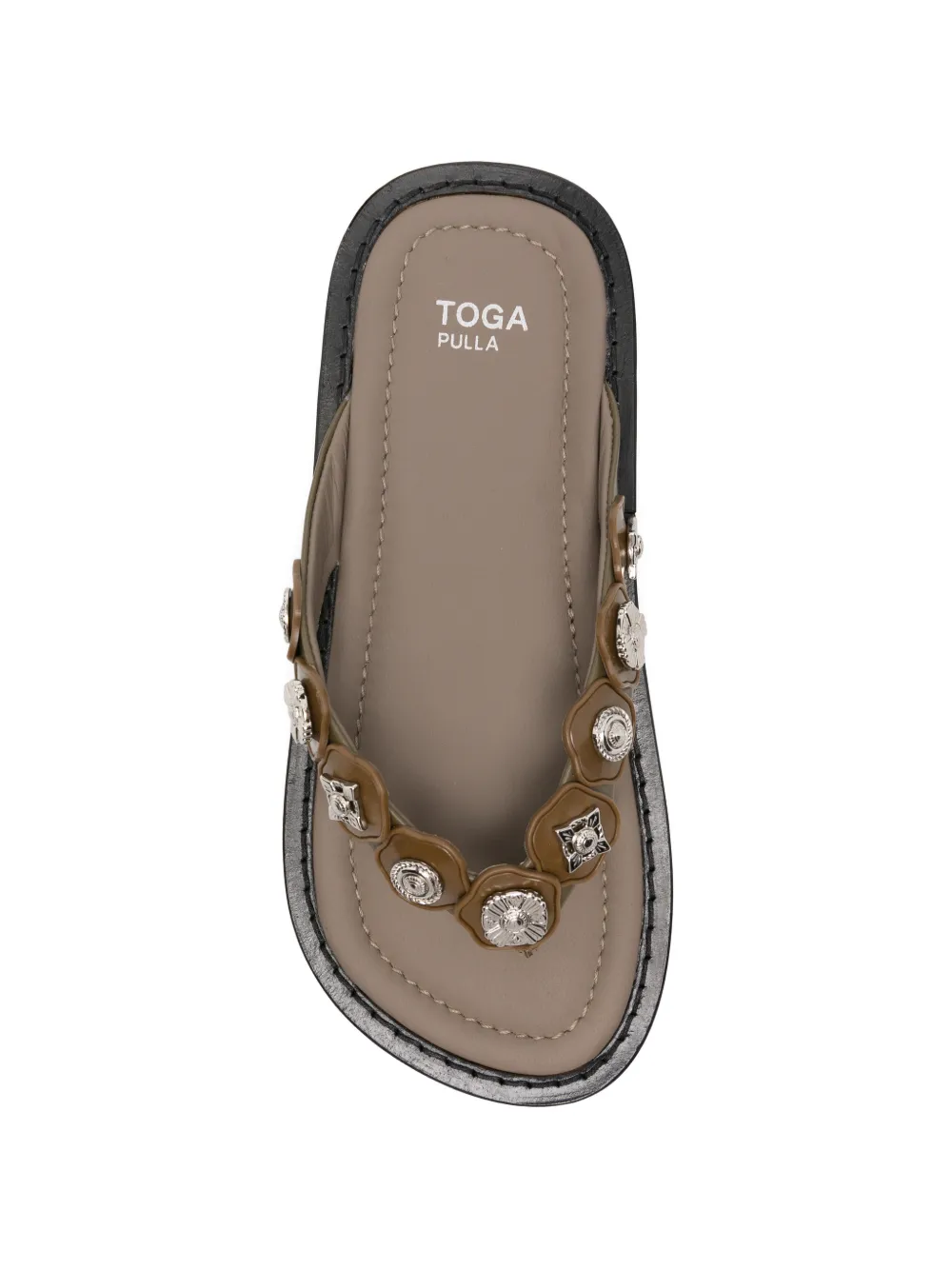 Toga Pulla Leren sandalen Groen