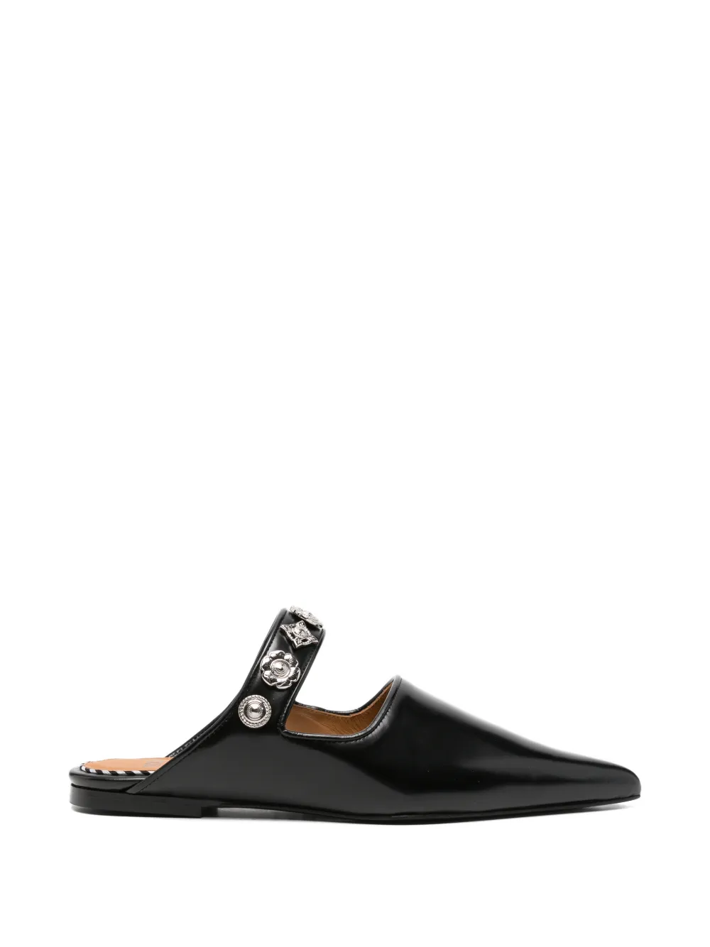 Toga Pulla leather mules - Nero