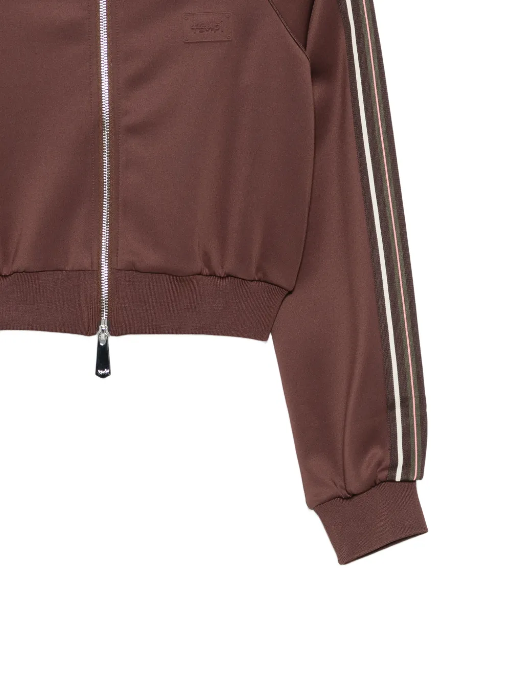 Ksubi Cropped sweater met ritssluiting Bruin