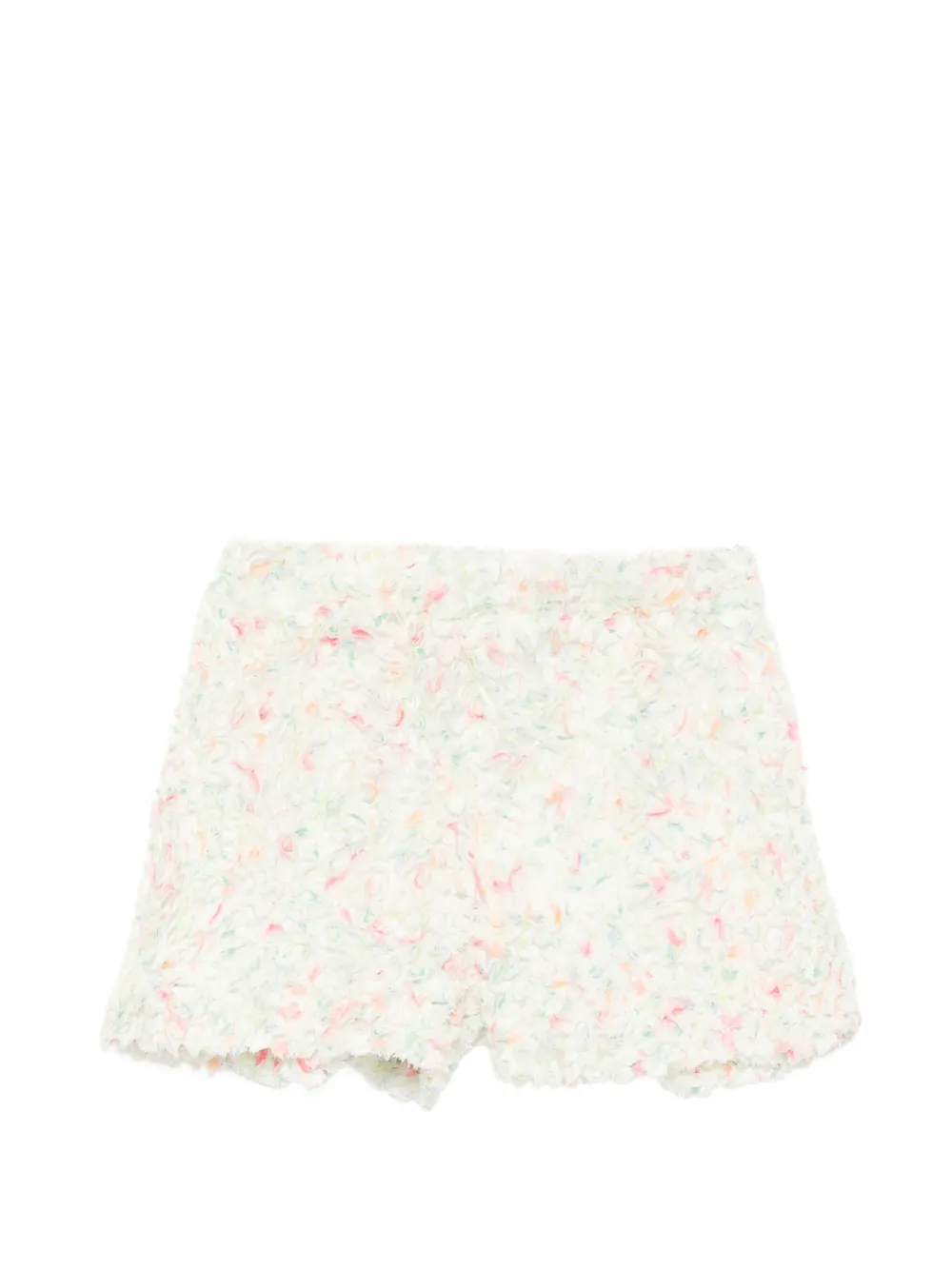 Miss Grant Kids floral-motif shorts - Neutrals