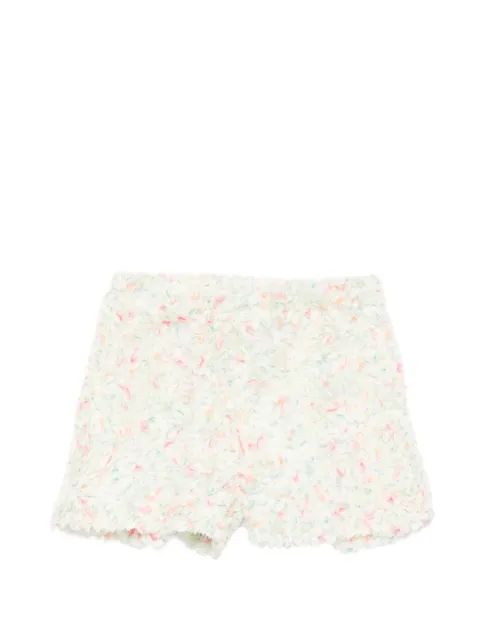Miss Grant Kids ruffled-details shorts