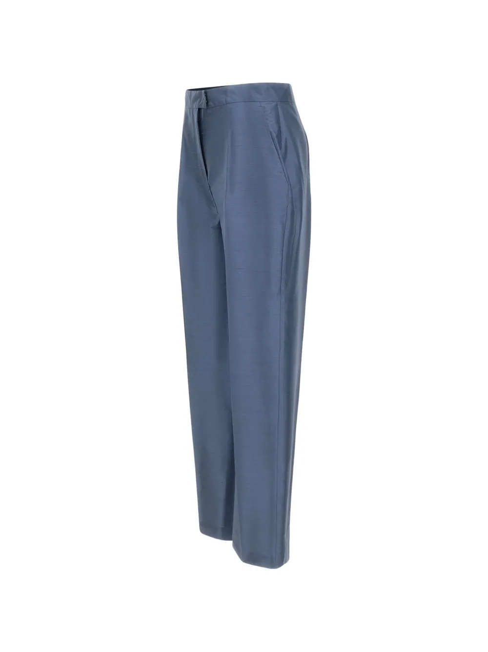 Max Mara Elegante straight broek Blauw