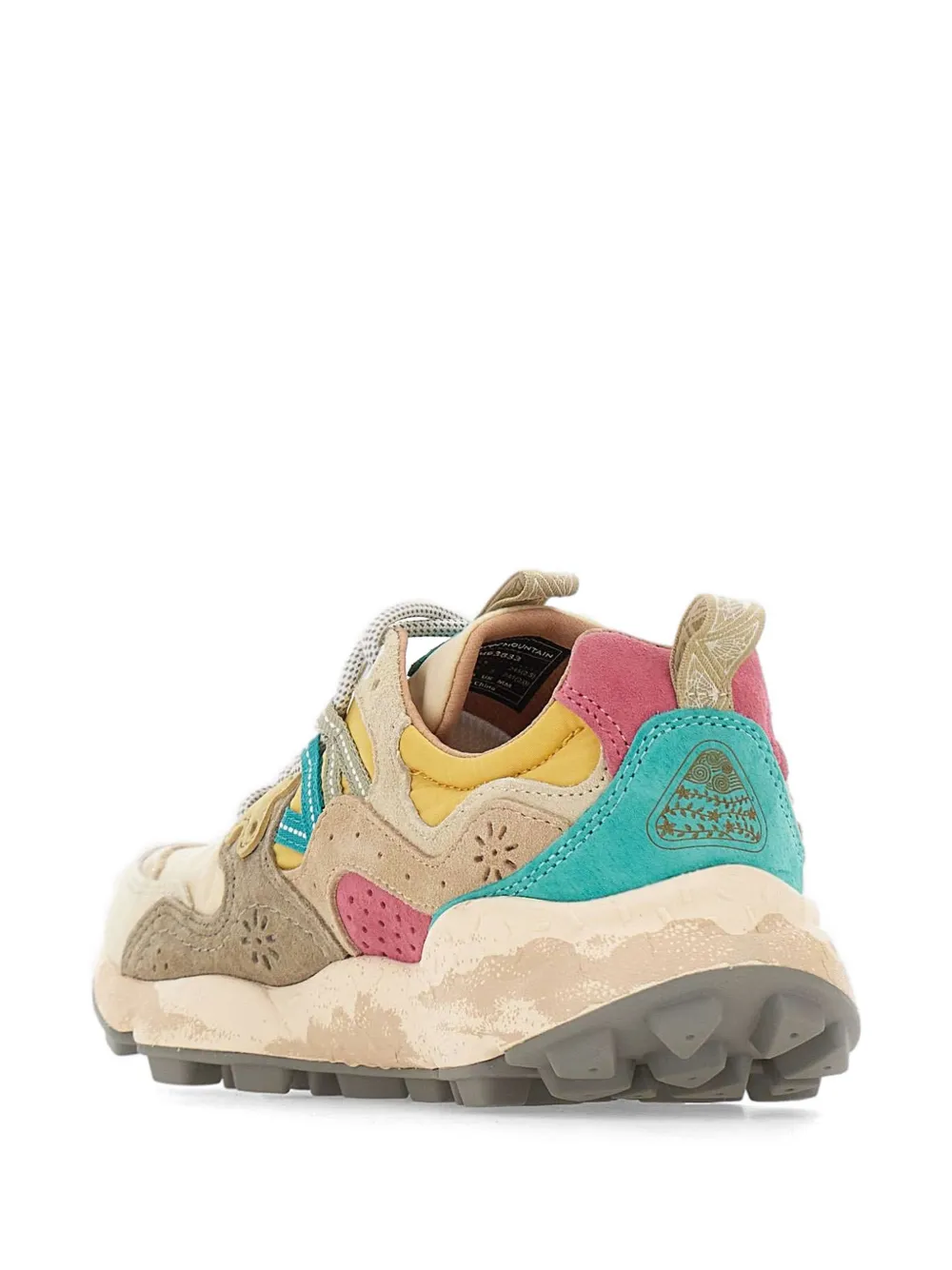 FLOWER MOUNTAIN Yamano 3 lace-up sneakers Beige