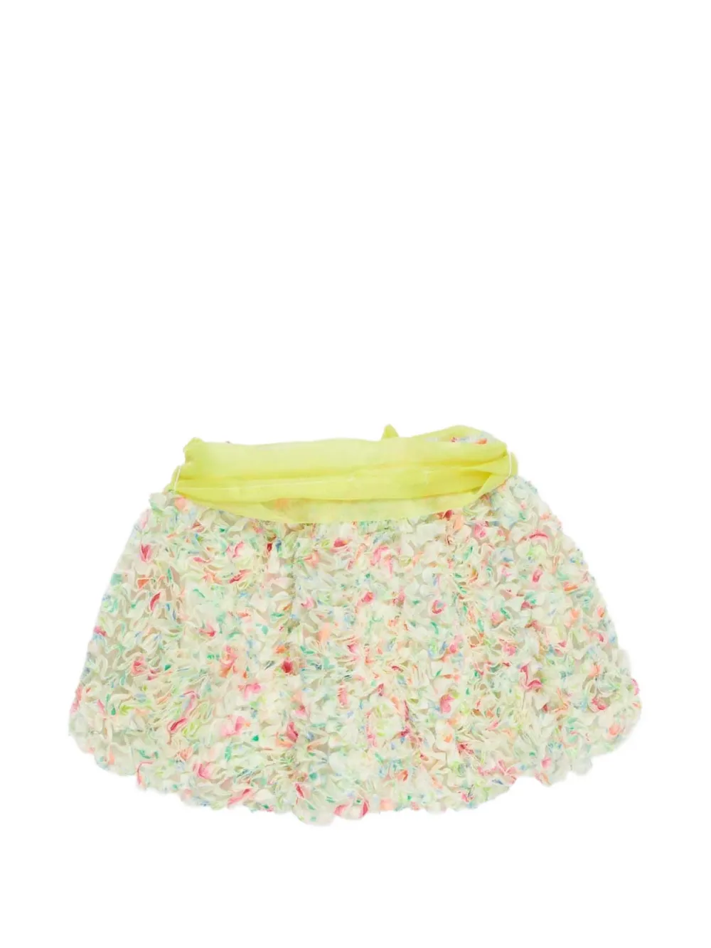 Miss Grant Kids ruffled bow skirt - Toni neutri