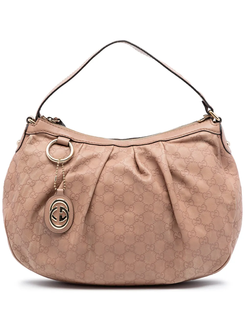 Gucci Pre-Owned 2016-2026 Medium Guccissima Sukey shoulder bag - Marrone