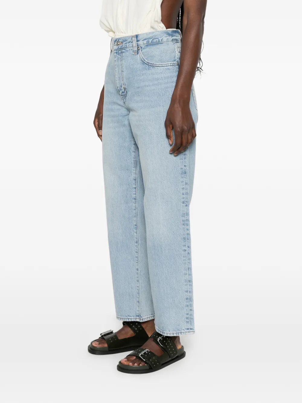 FRAME The Hang straight jeans Blauw