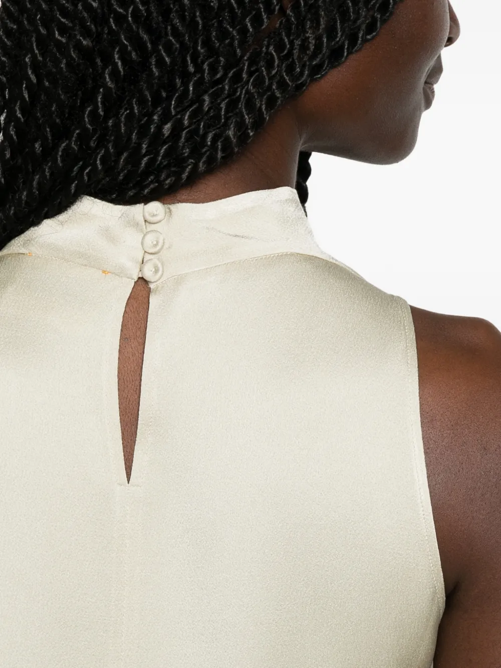 Forte Top met hoge hals Beige