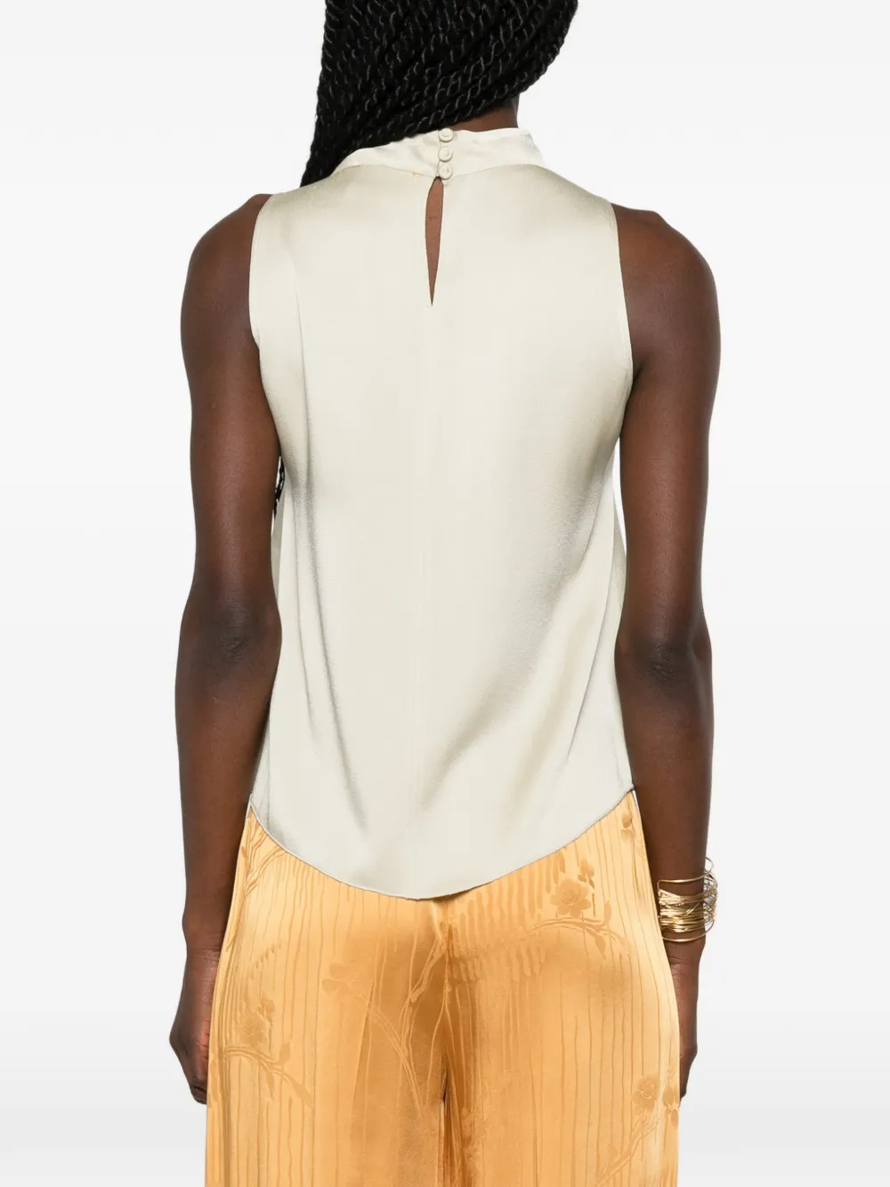 Forte Top met hoge hals Beige
