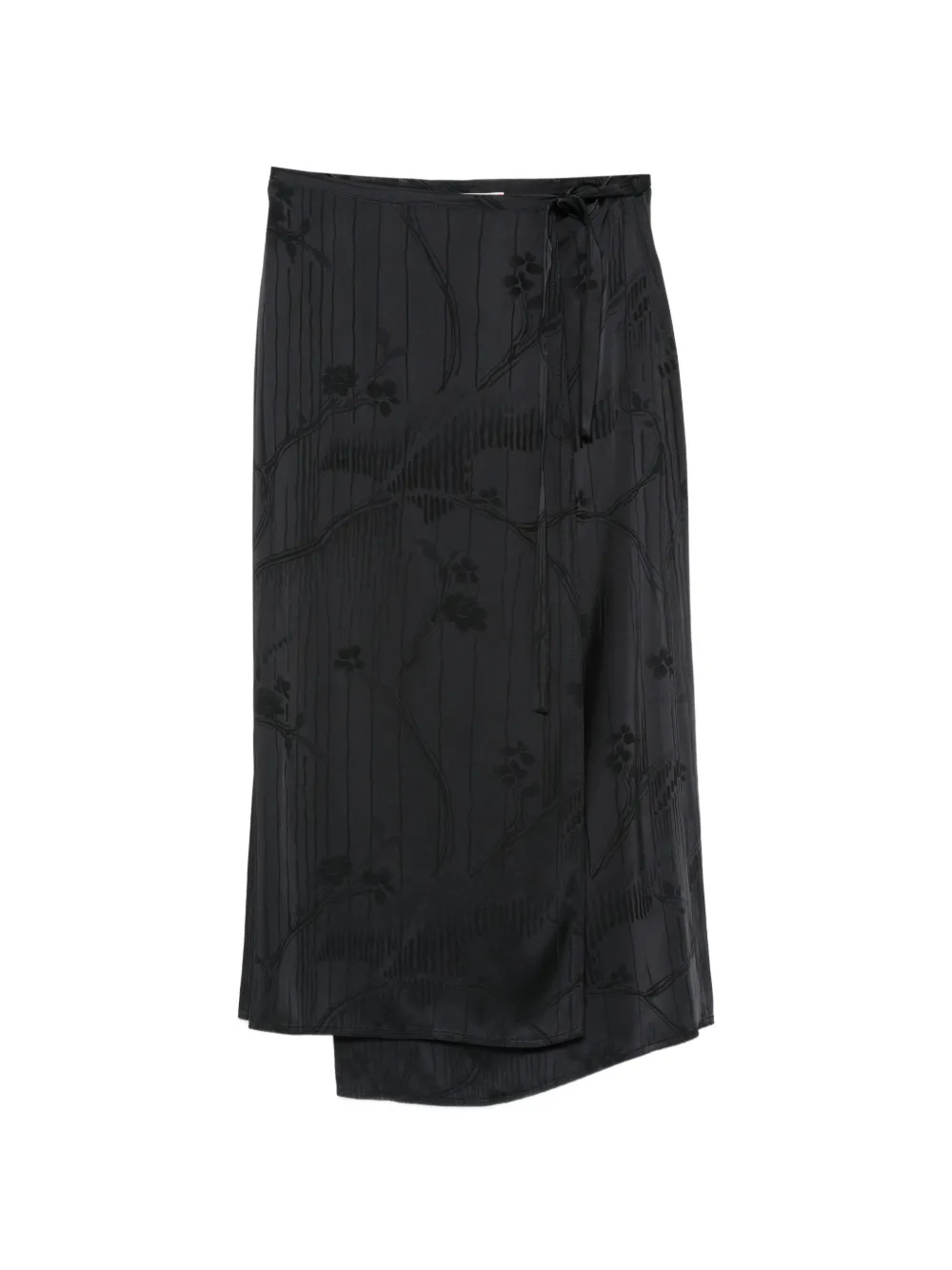 Forte Forte Minigonna a fiori jacquard - Blu