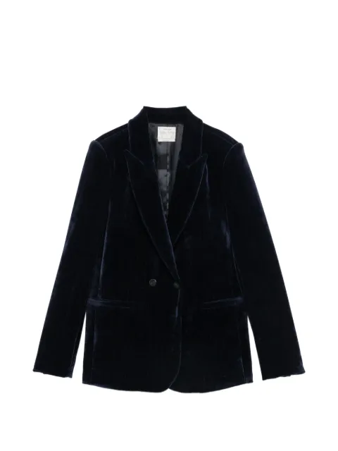 Forte Forte double-breasted velvet jacket
