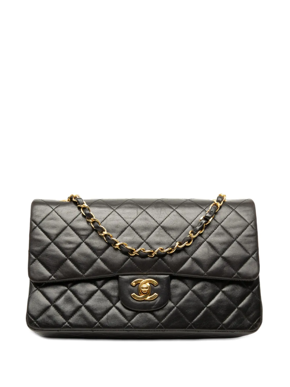 CHANEL Pre-Owned 1996-1997 Medium Classic Lambskin Double Flap shoulder bag - Nero