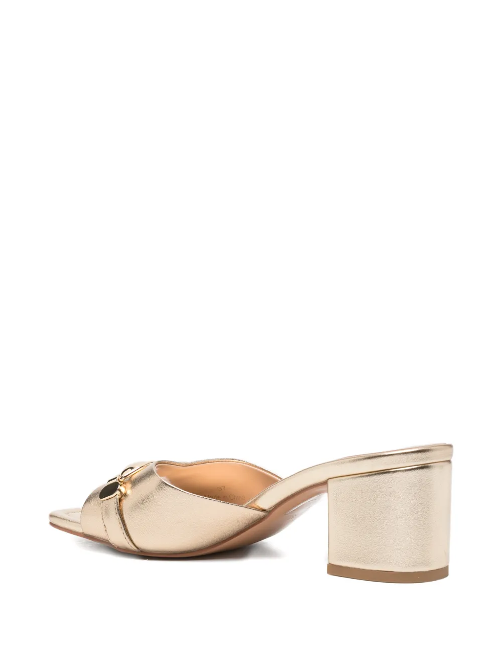 TWINSET block heel sandals Goud