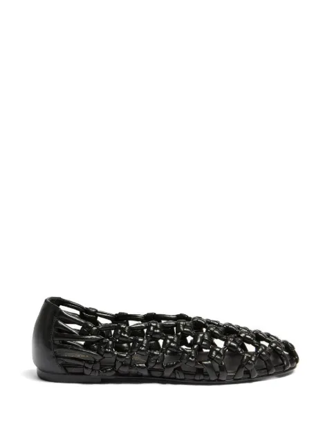 Liviana Conti Olimpia woven leather ballet flats
