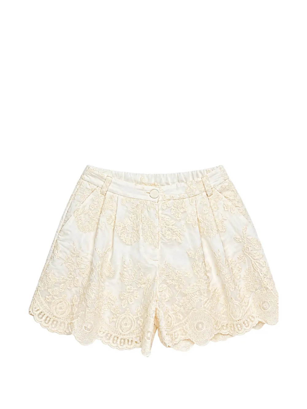 Miss Grant Kids Lulù shorts - Toni neutri