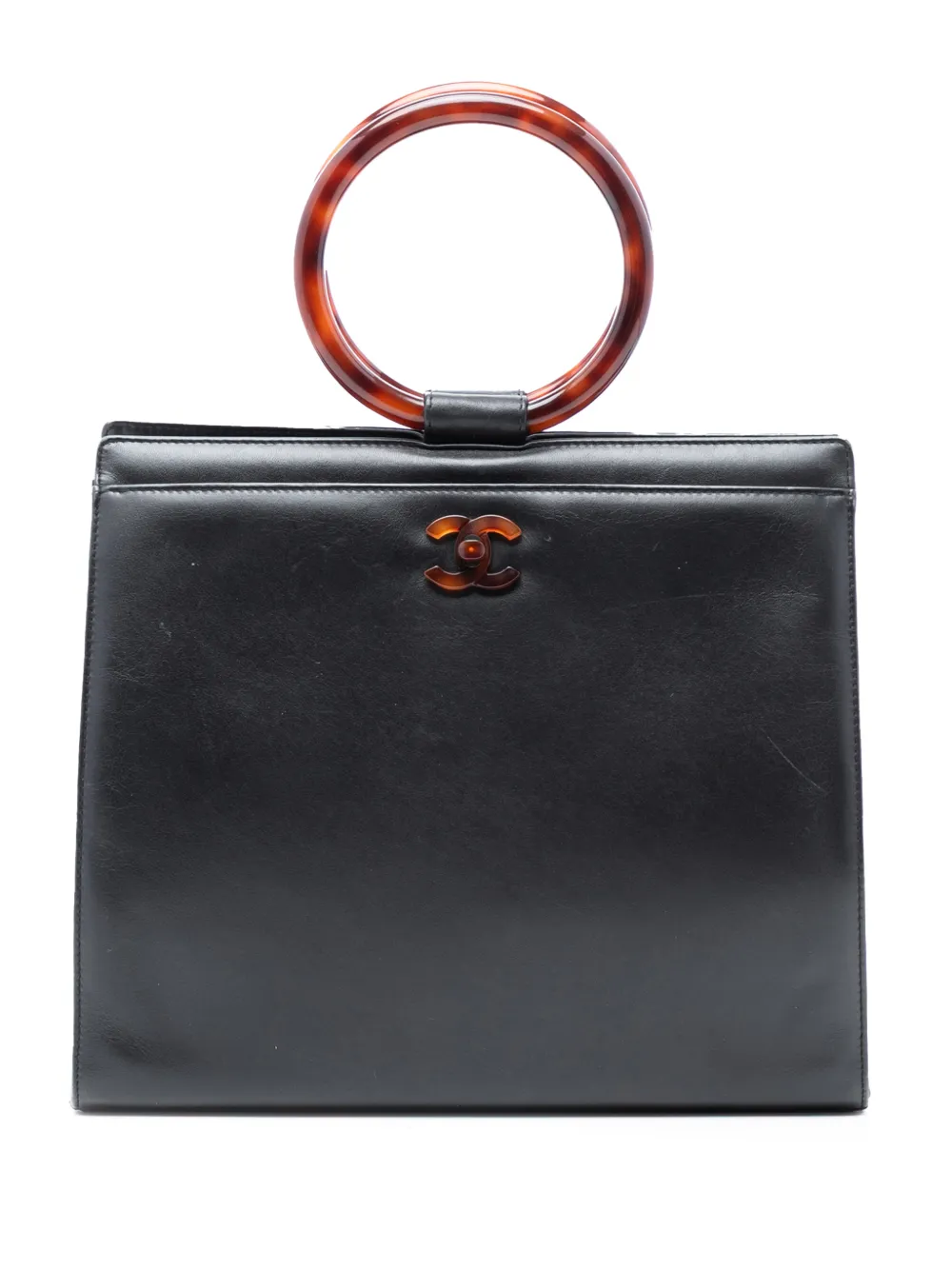 CHANEL Pre-Owned 1997-1999 CC Calfskin Tortoiseshell handbag - Schwarz