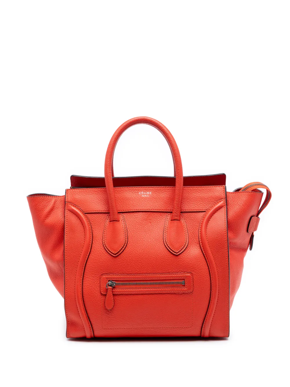 Celine Pre-Owned 2012 Mini Leather Luggage tote bag - Arancione