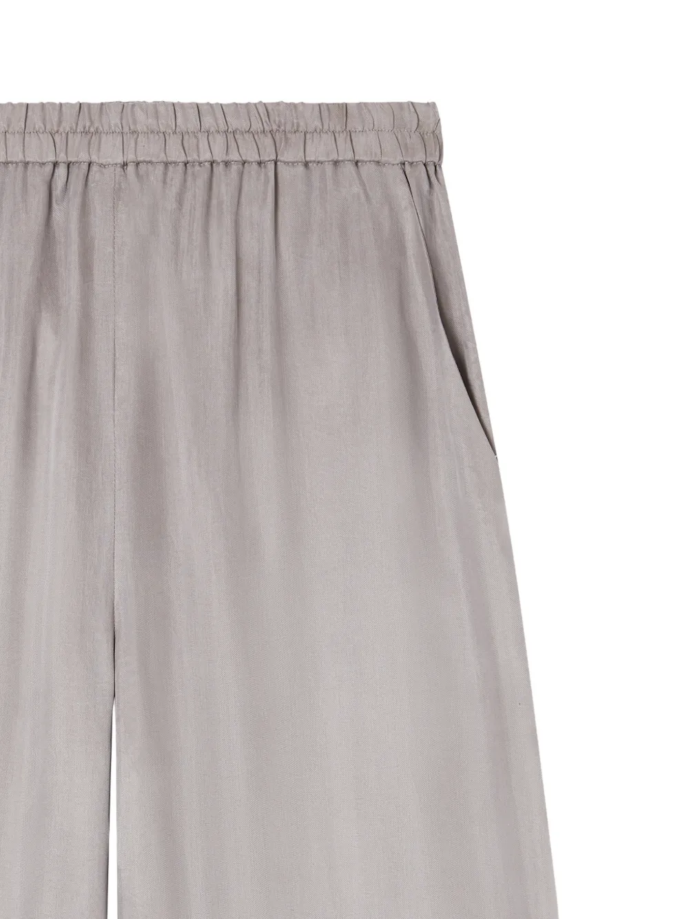 Emporio Armani Broek met elastische taille Beige