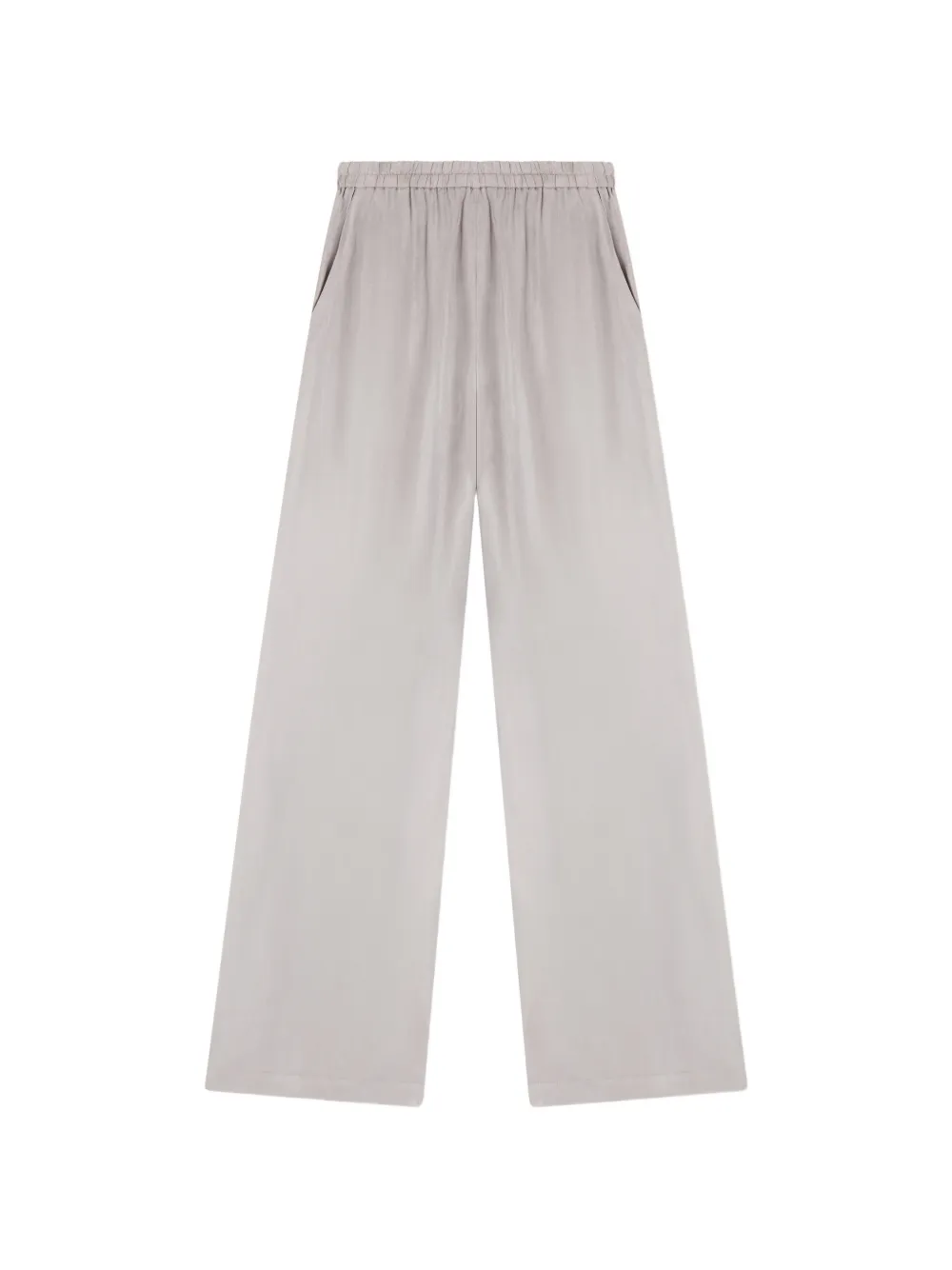 Emporio Armani Broek met elastische taille Beige