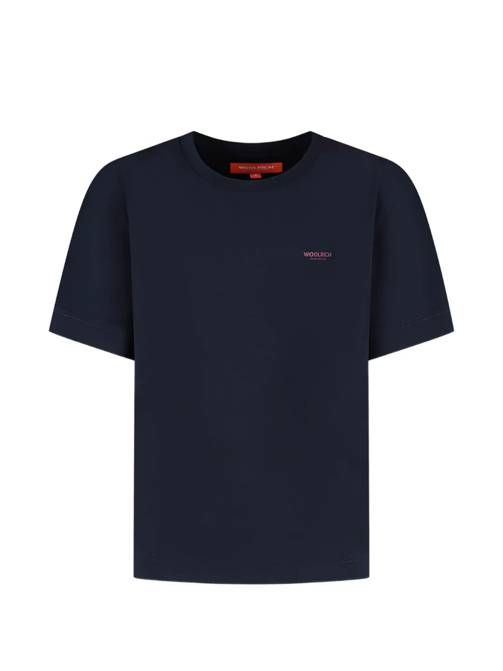 Woolrich Kids logo-detail T-shirt - Blu
