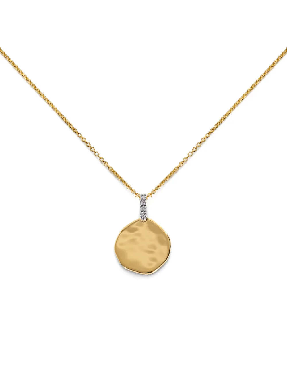 Monica Vinader Collana Diamond Chain - Oro