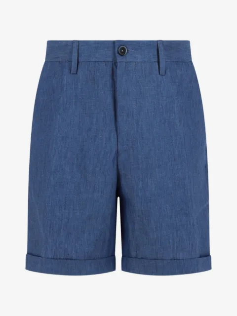 120% Lino linen turn-up shorts
