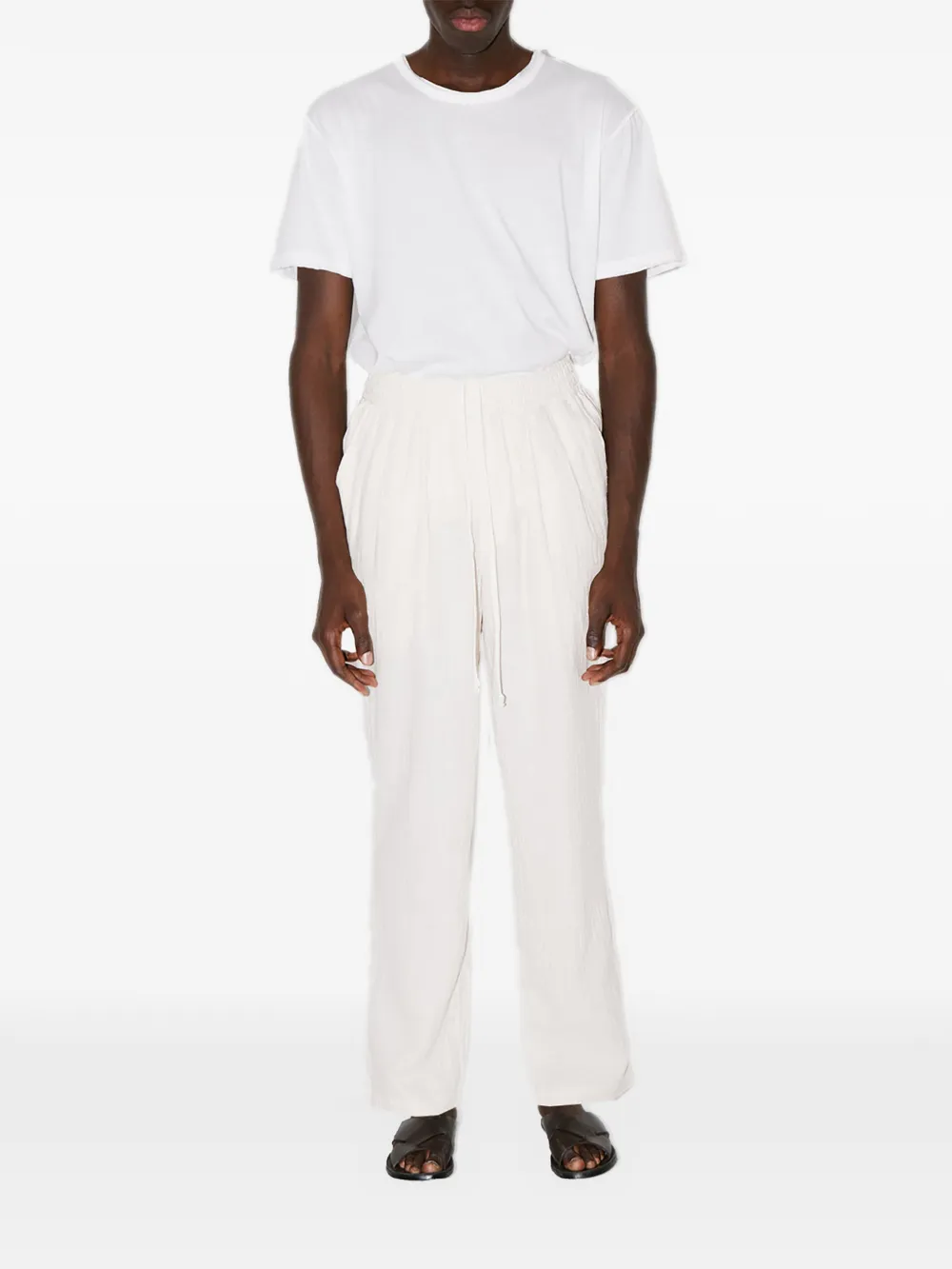 TRUE TRIBE Broek met trekkoord Beige