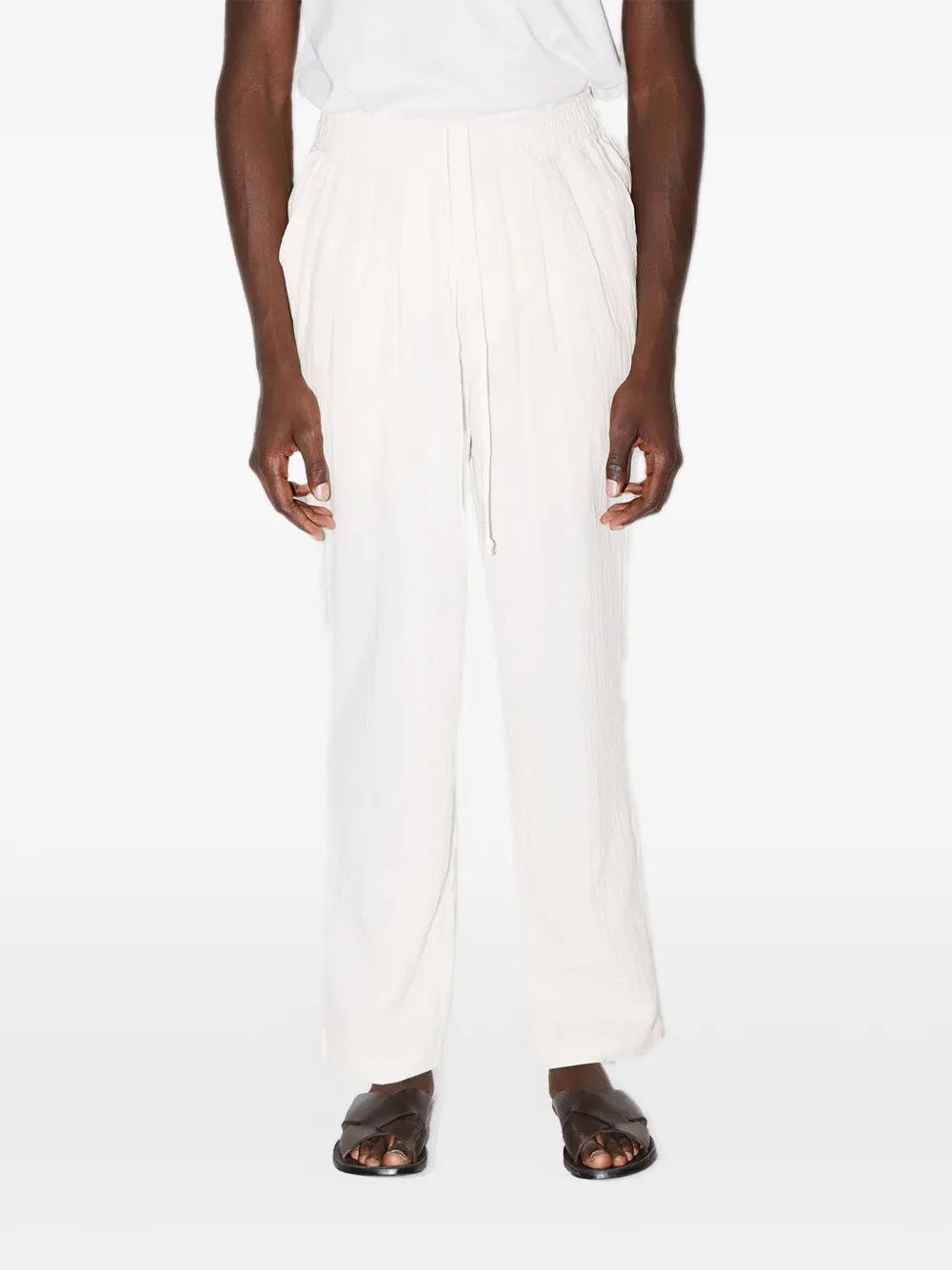 TRUE TRIBE Broek met trekkoord Beige