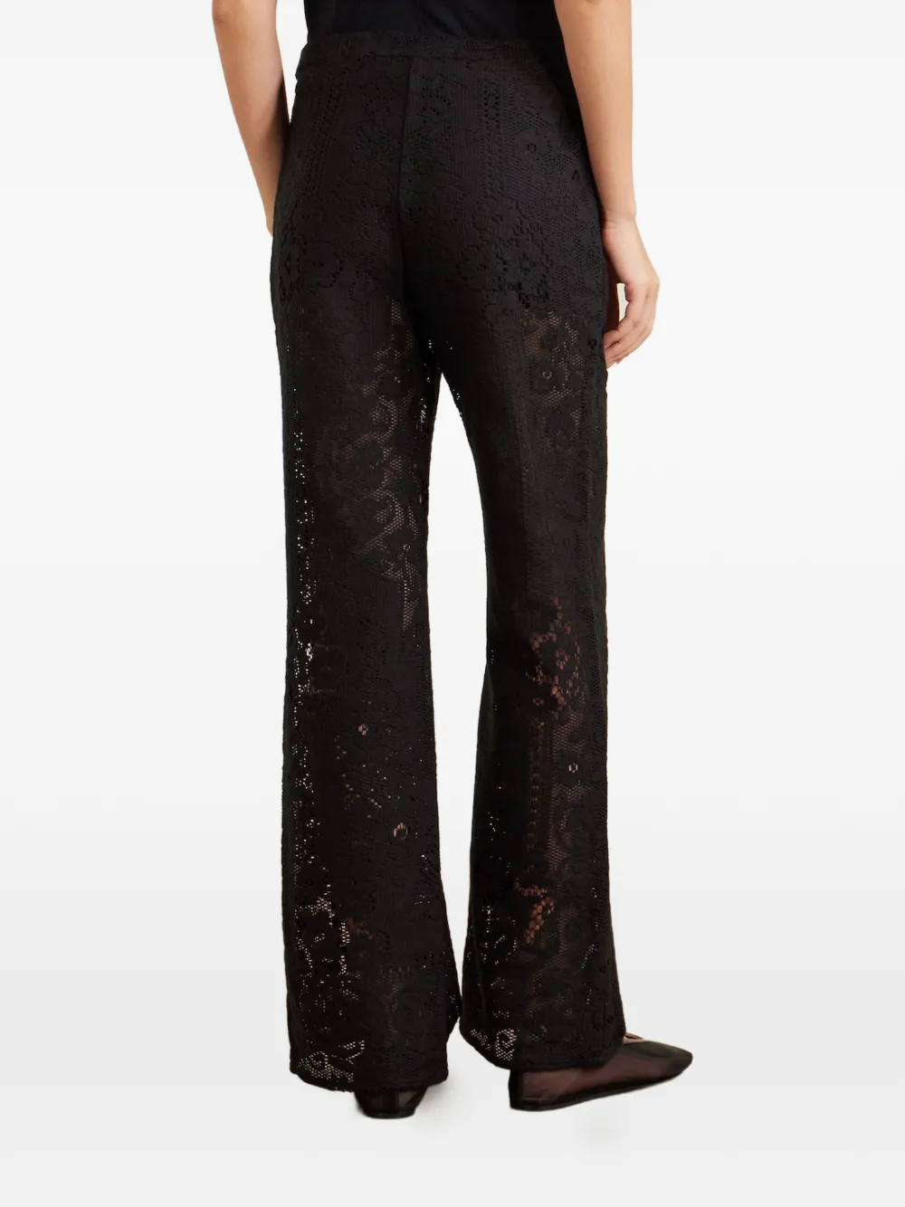Sea Broek met kant Zwart