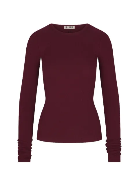 ETERNE long-sleeve ribbed top
