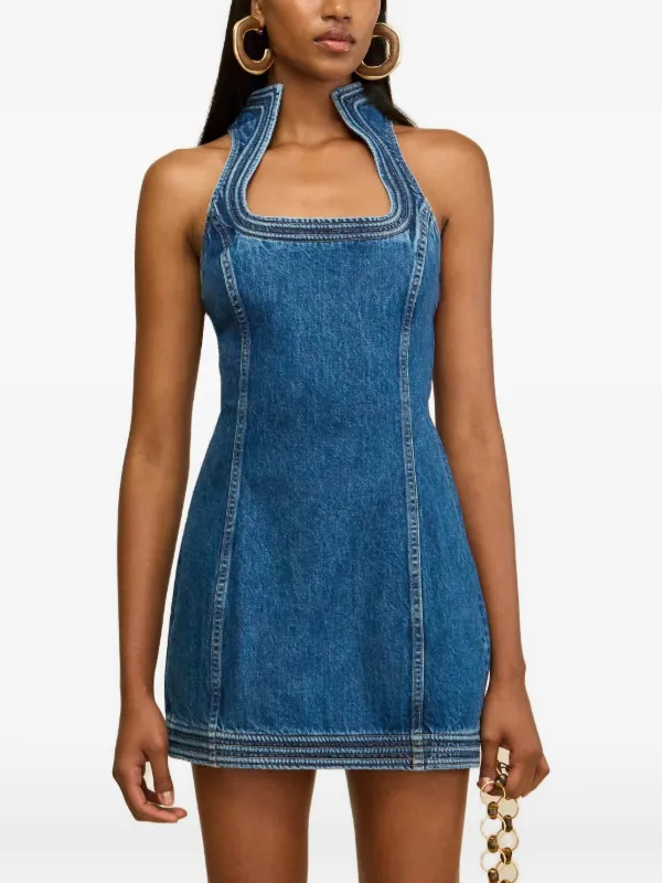 gaia dress in denim ASTR the Label Gaia Dress in Denim