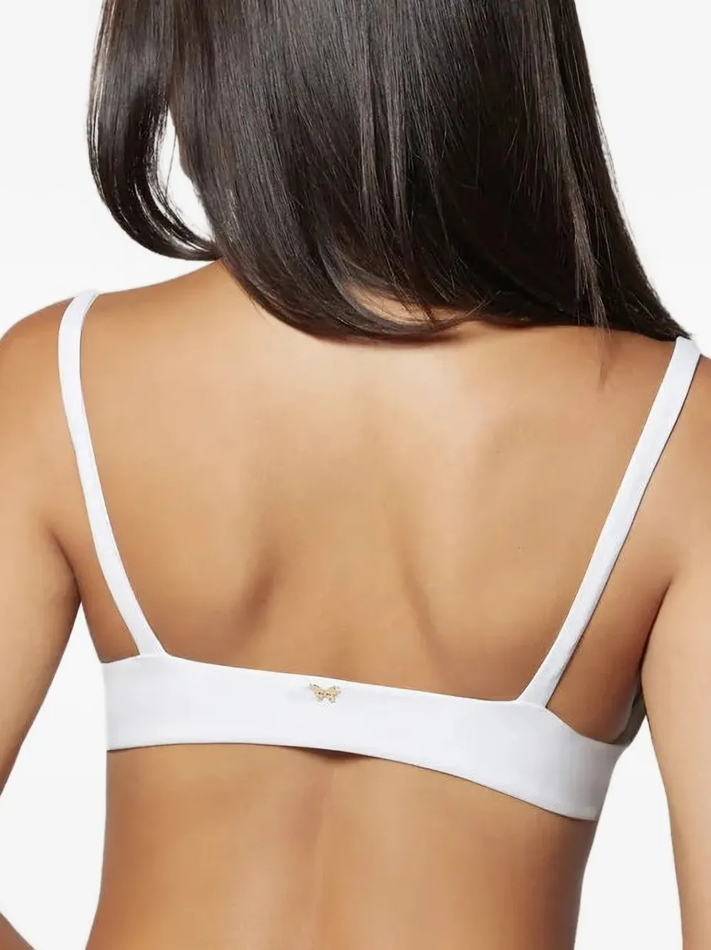 Kiki de Montparnasse Echauffe Swim bikinitop Wit