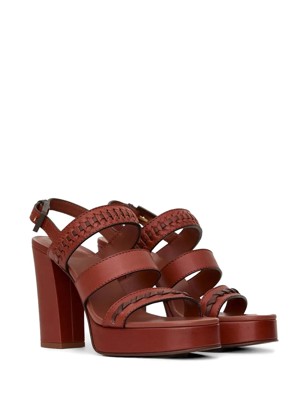 ZIMMERMANN Alchemy woven platform sandals Bruin