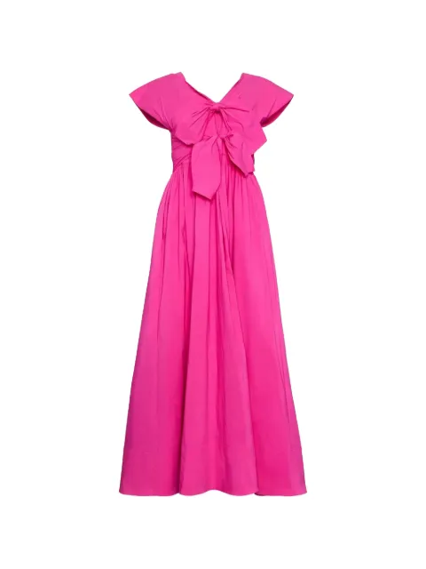 Hunter Bell Calista bow V-neck dress