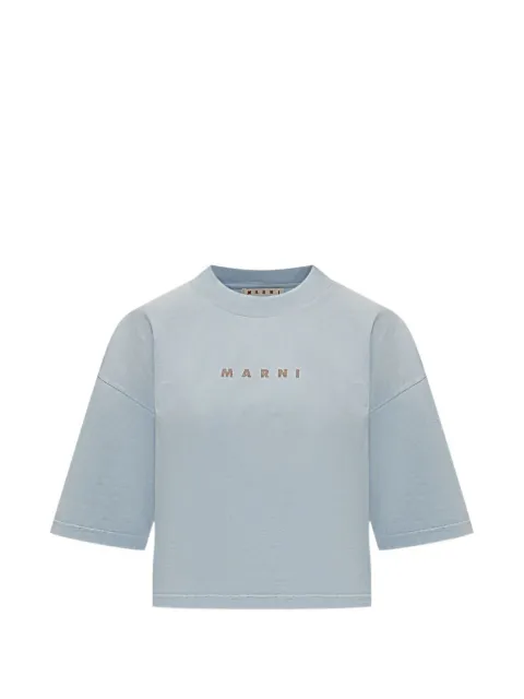 Marni logo-embroidered T-shirt
