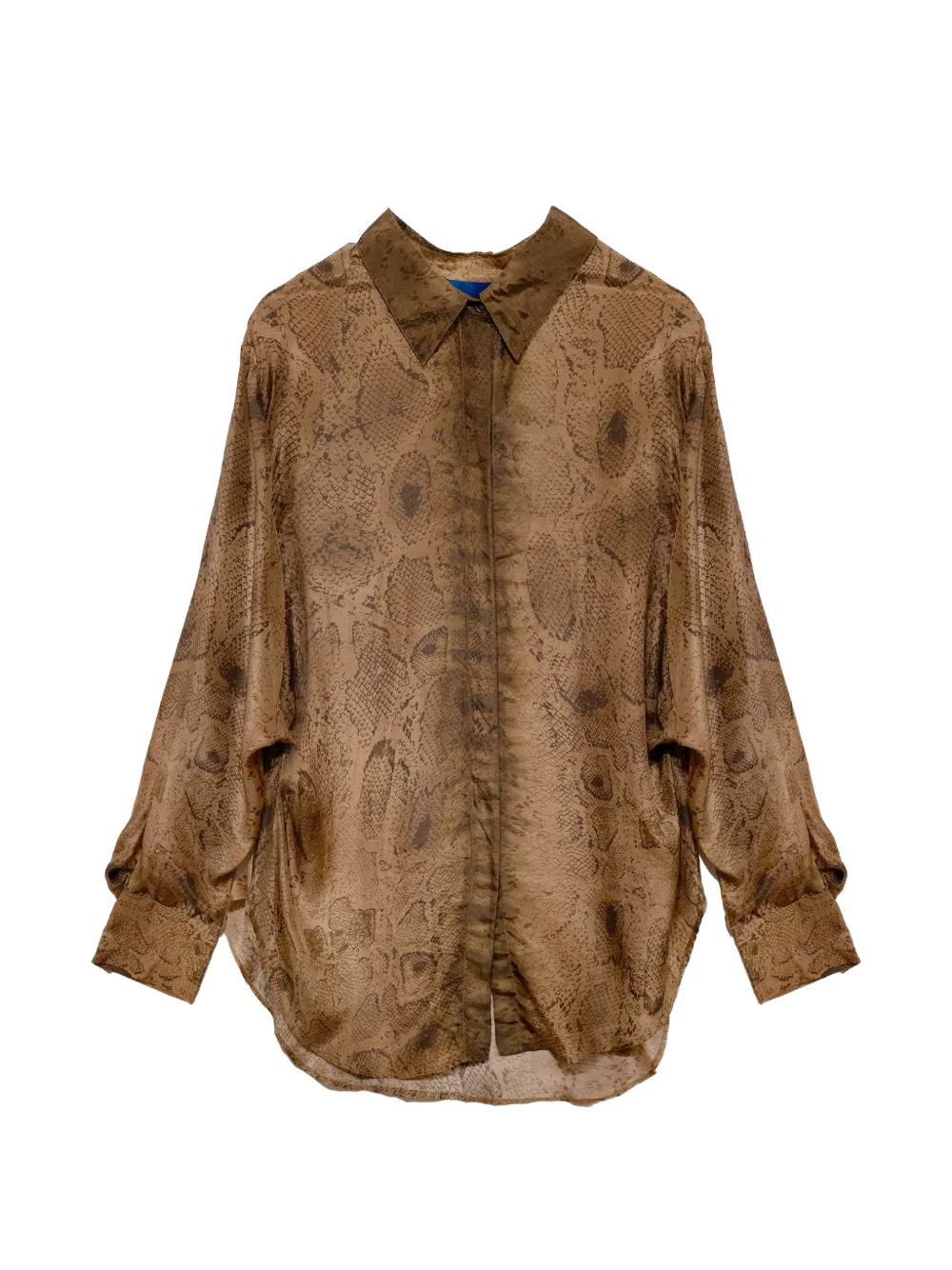 Mes Demoiselles Thurman printed shirt - Nude