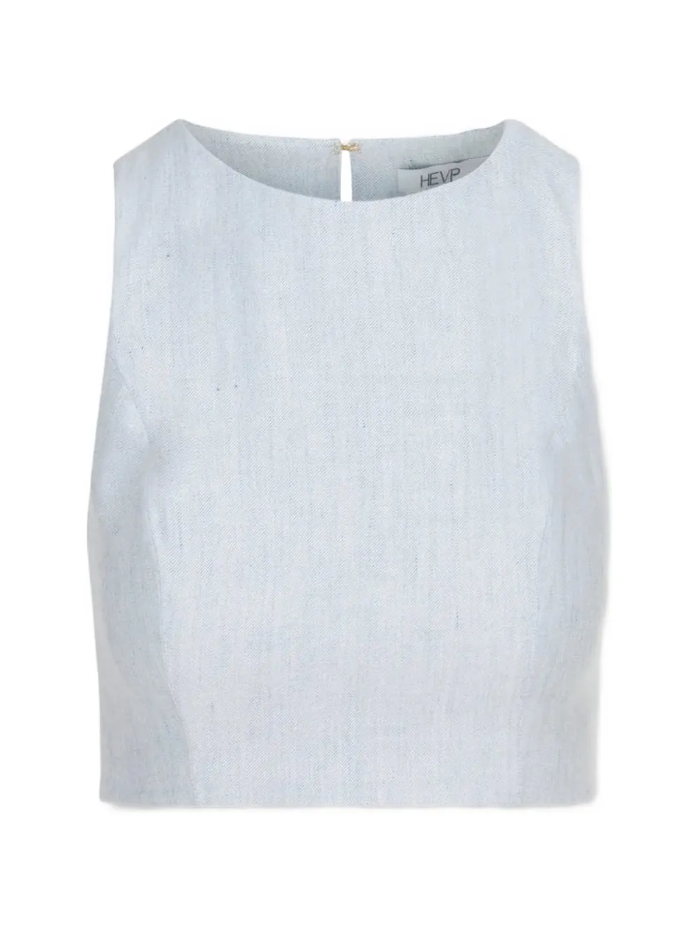 HEVRON cropped top - Blu