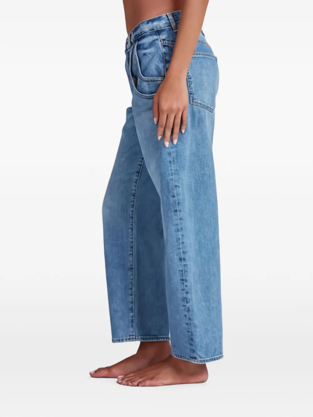 Askk Ny Lenox Pocket Denim Jeans In Blue