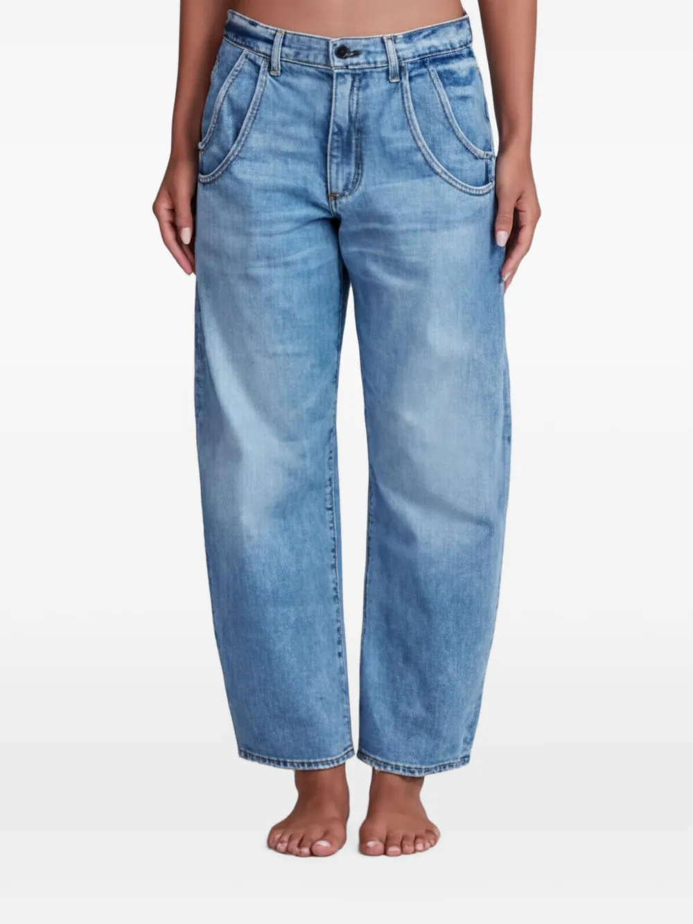 ASKK NY Lenox pocket denim jeans - Blau