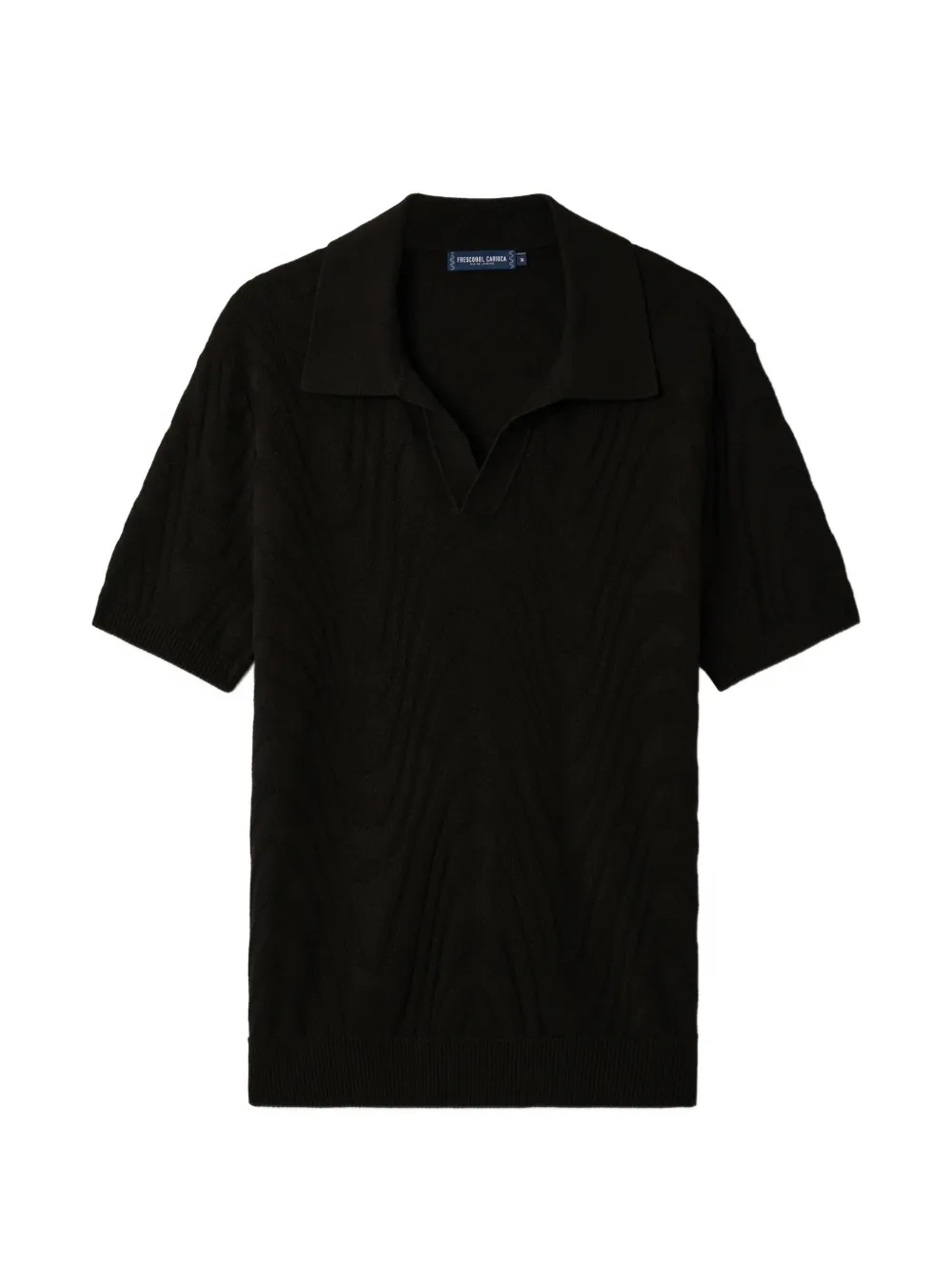 Frescobol Carioca Rino V-neck T-shirt - Schwarz