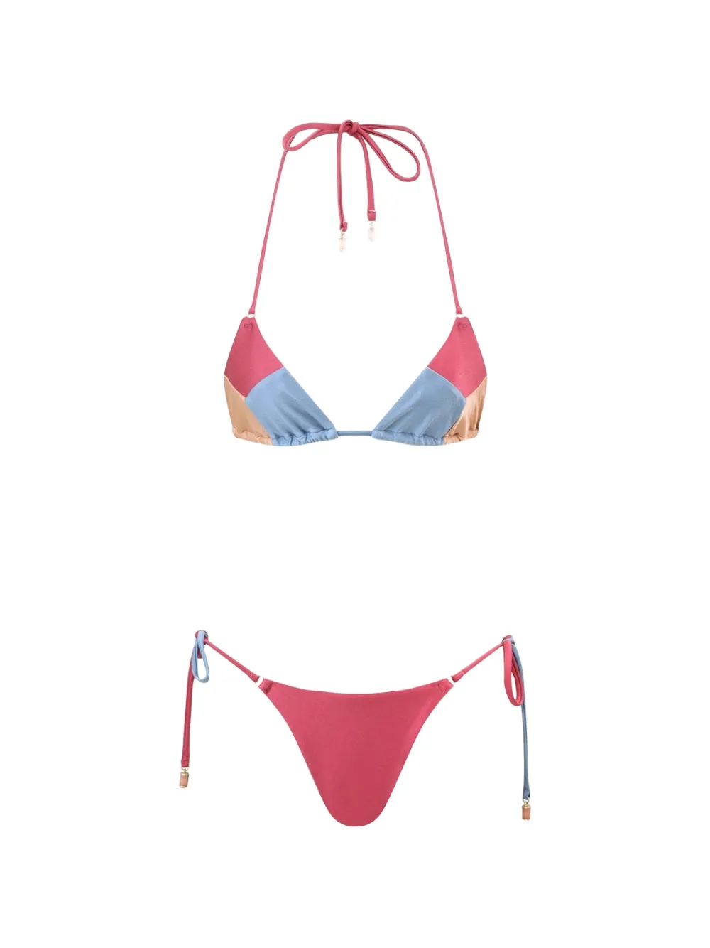 ZIMMERMANN self-tie-fastening bikini - Rosa